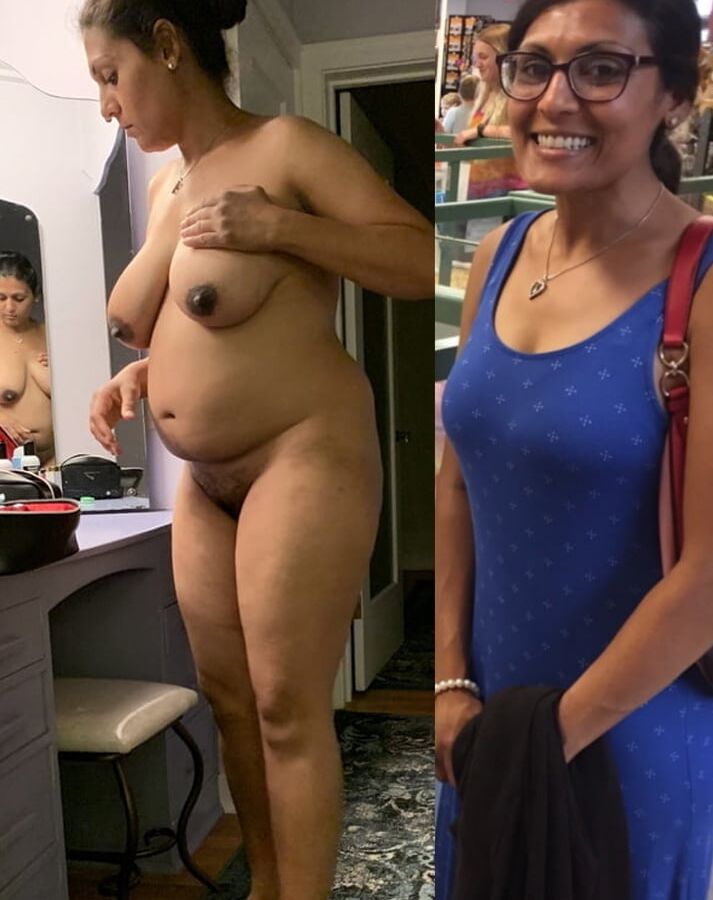 Dressed - Undressed Nice Dark Tits