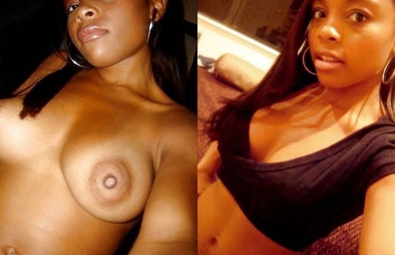 Dressed - Undressed Nice Dark Tits
