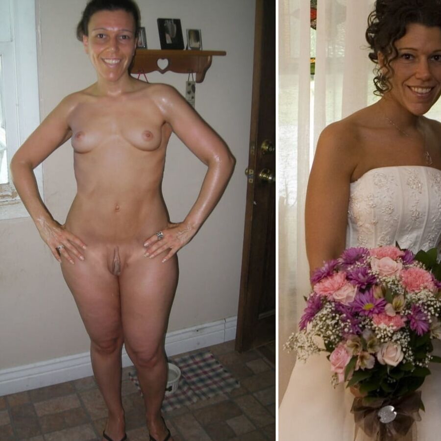 Brides dressed undressed