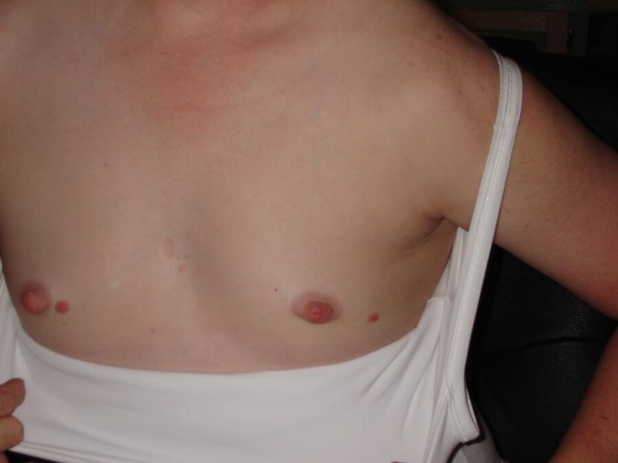 My Wife&;s lovely hard nipples and tiny tits