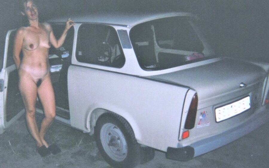 East German car classic: Trabant nude girlfriend, M