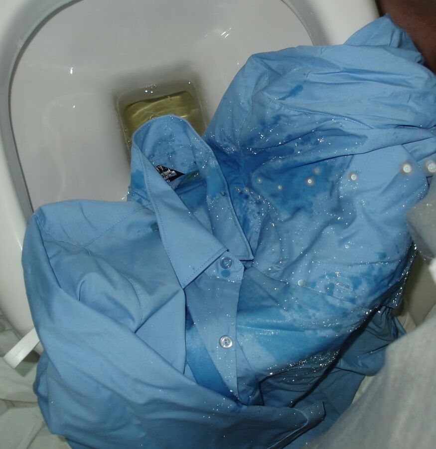 blue blouse