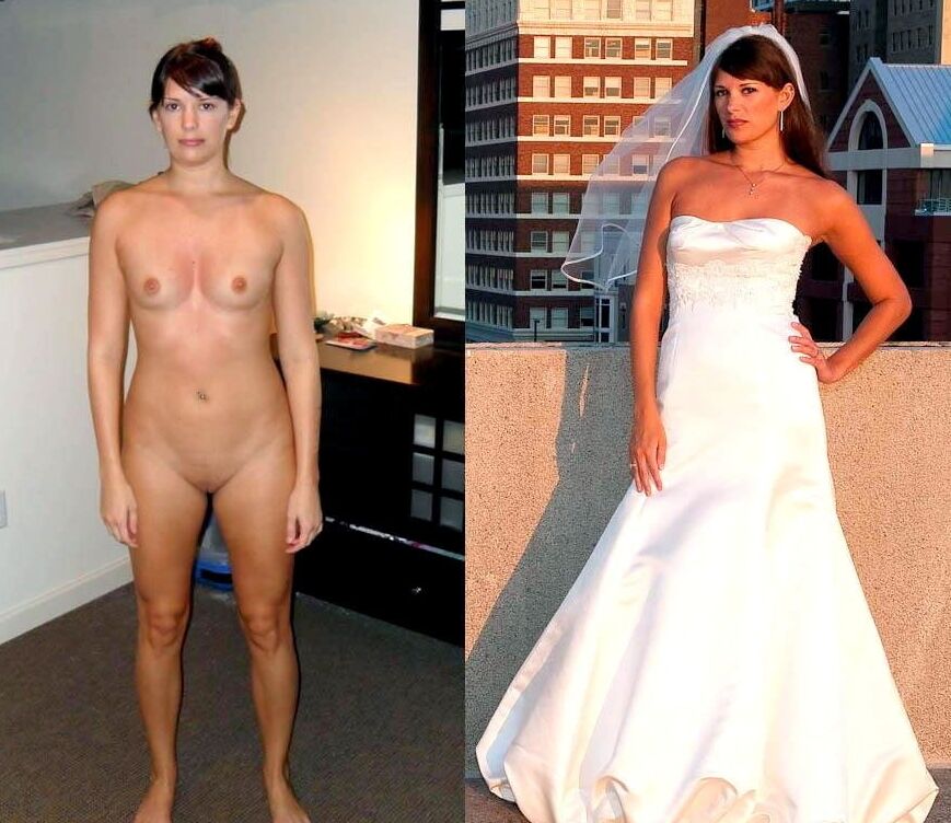 Brides dressed undressed
