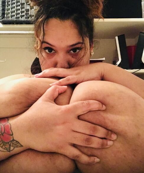 Monster Tits On Chubby Ebony Babe October