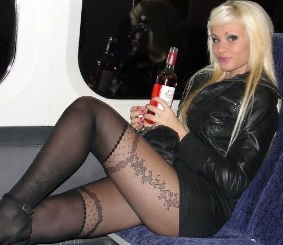 Cum for these girls and their patterned hosiery