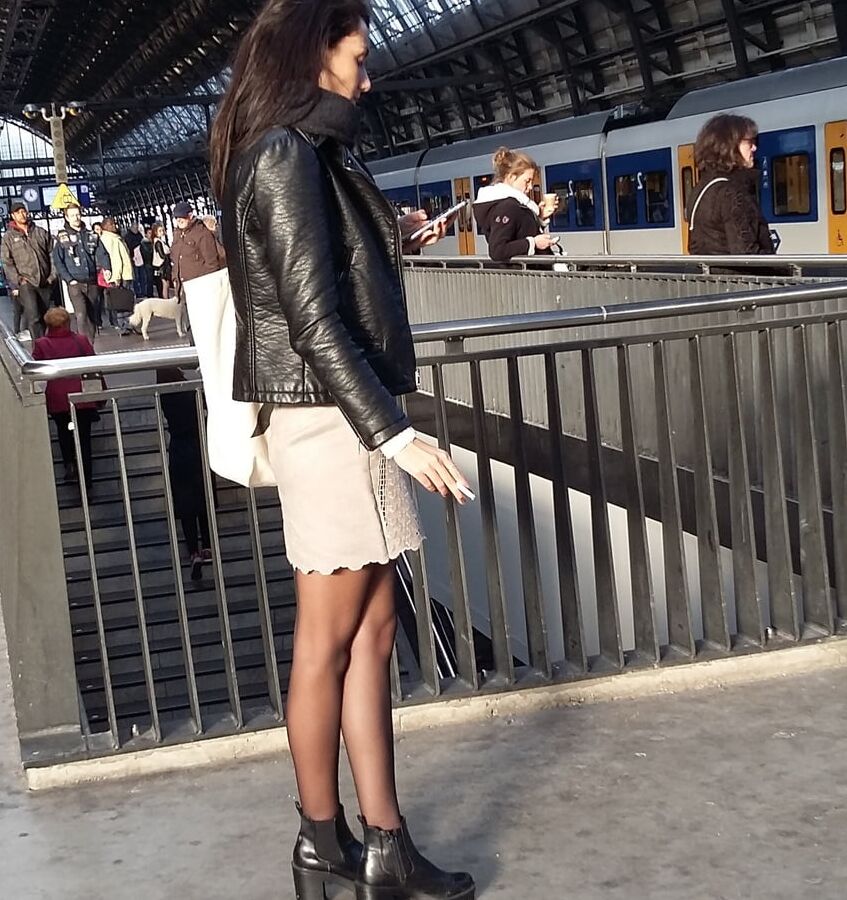 Street Pantyhose from Holland