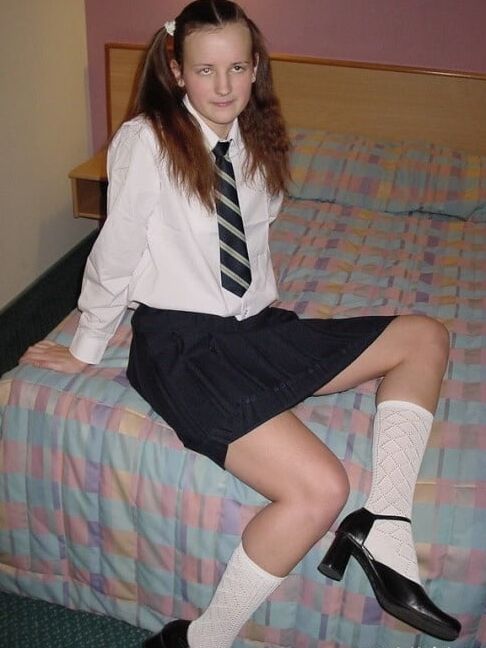 + in school uniform
