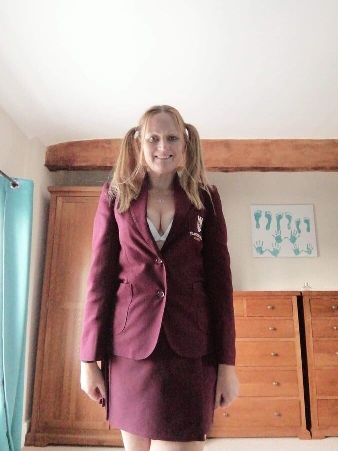 + in school uniform