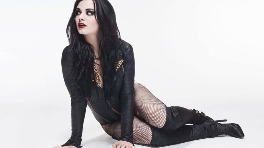 Female Celebrity Boots &amp; Leather - Saraya Bevis (aka Paige)