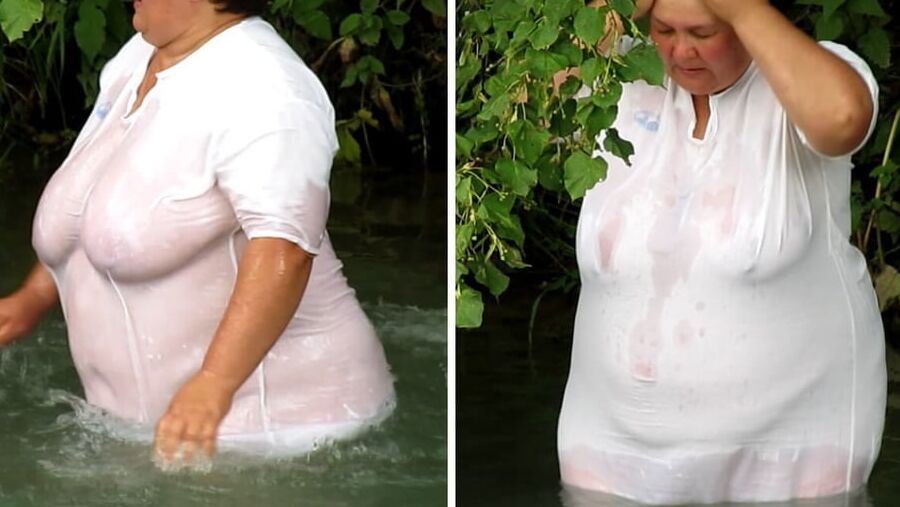 Baden im Fluss