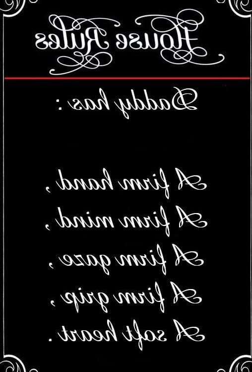 Daddy&;s House Rules