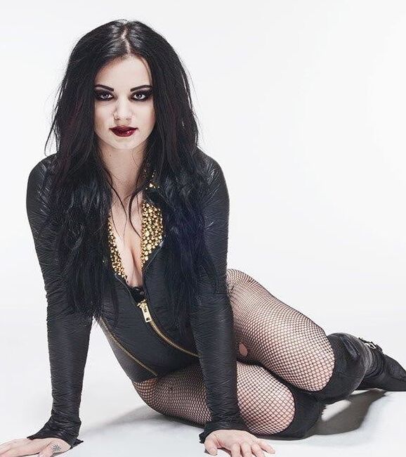 Female Celebrity Boots &amp; Leather - Saraya Bevis (aka Paige)