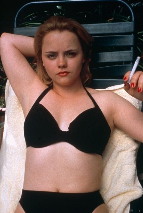 Christina Ricci juicy ass and big tits in bikini