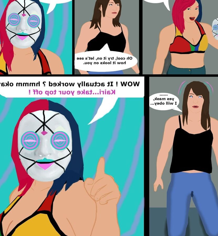 Asukas New Mask WWE Hentai Comic