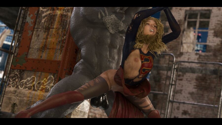 Supergirl Dominated by monster