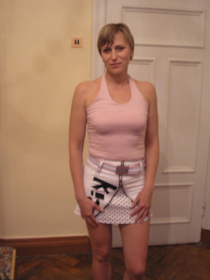 short haired blonde