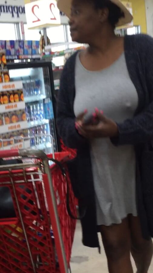 Hard nipple milf