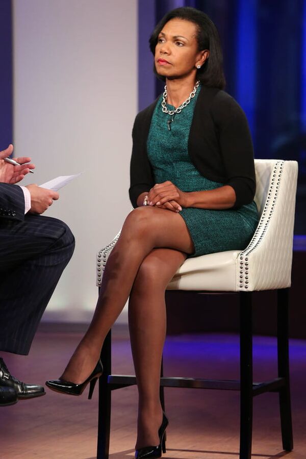 US Mature Politician Condoleezza Rice