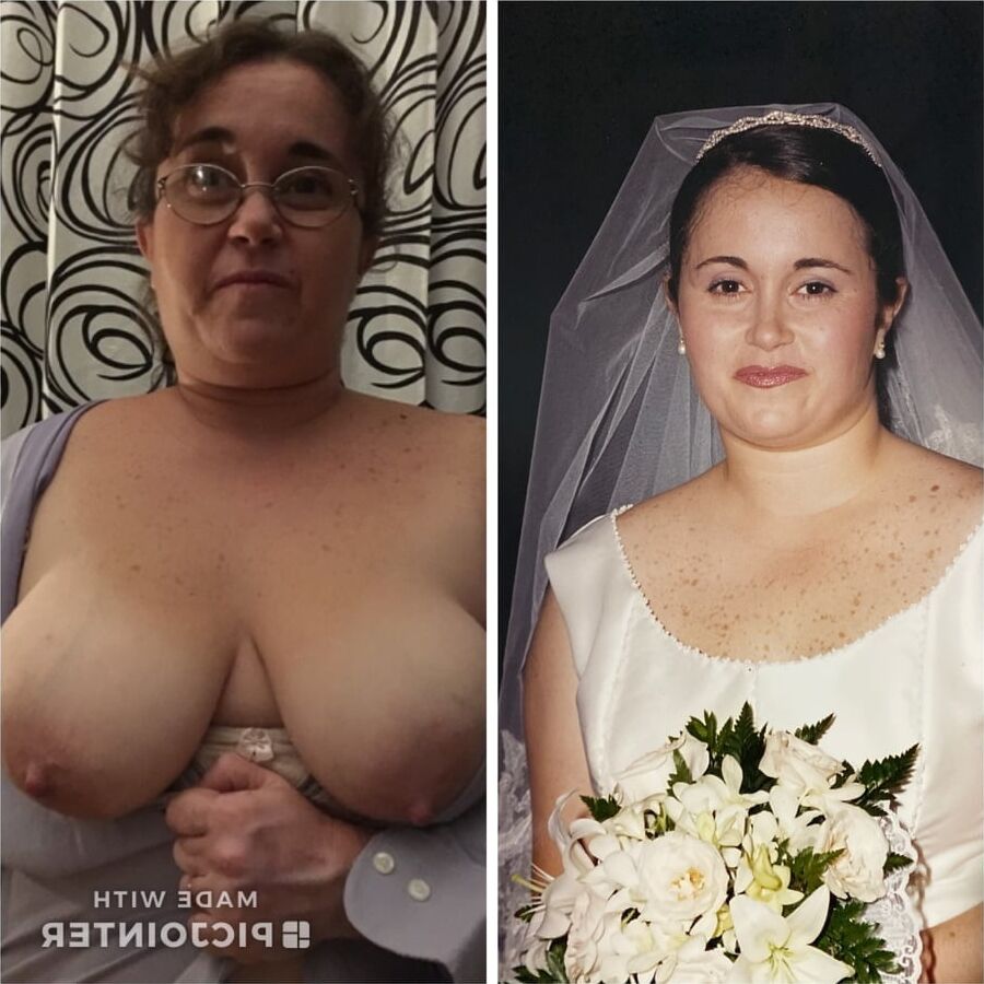 Brides dressed undressed