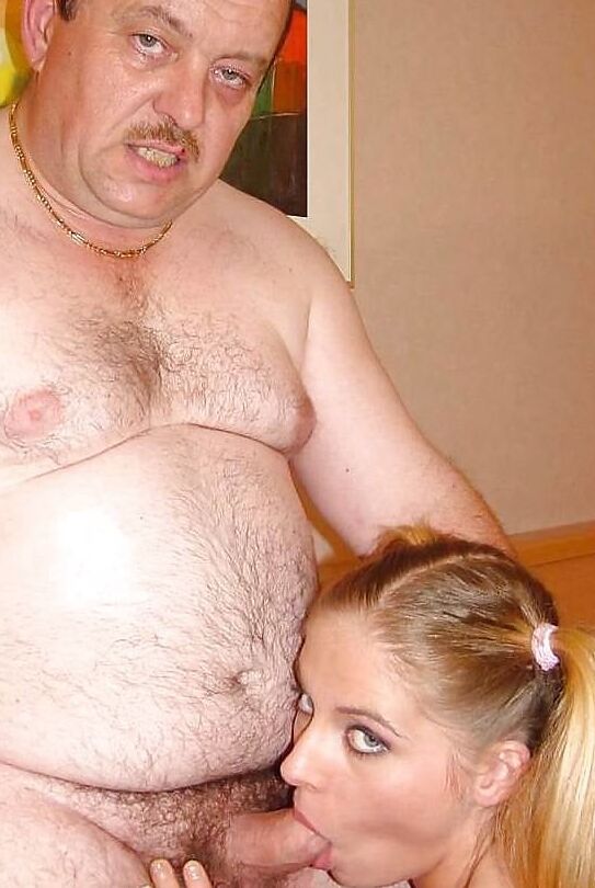 Old and young blowjob