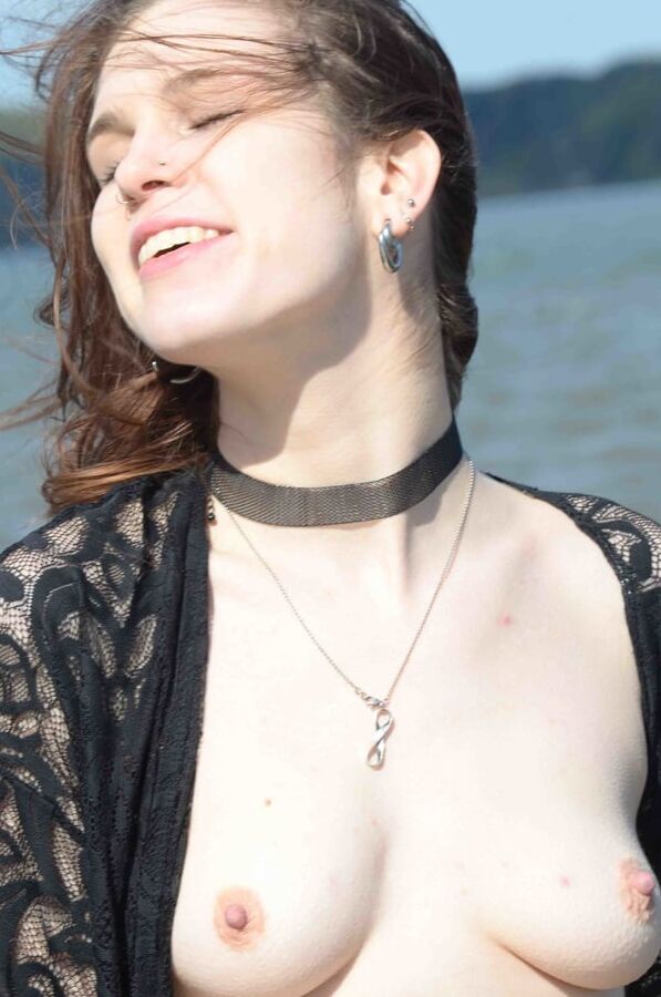 Nude on the pier
