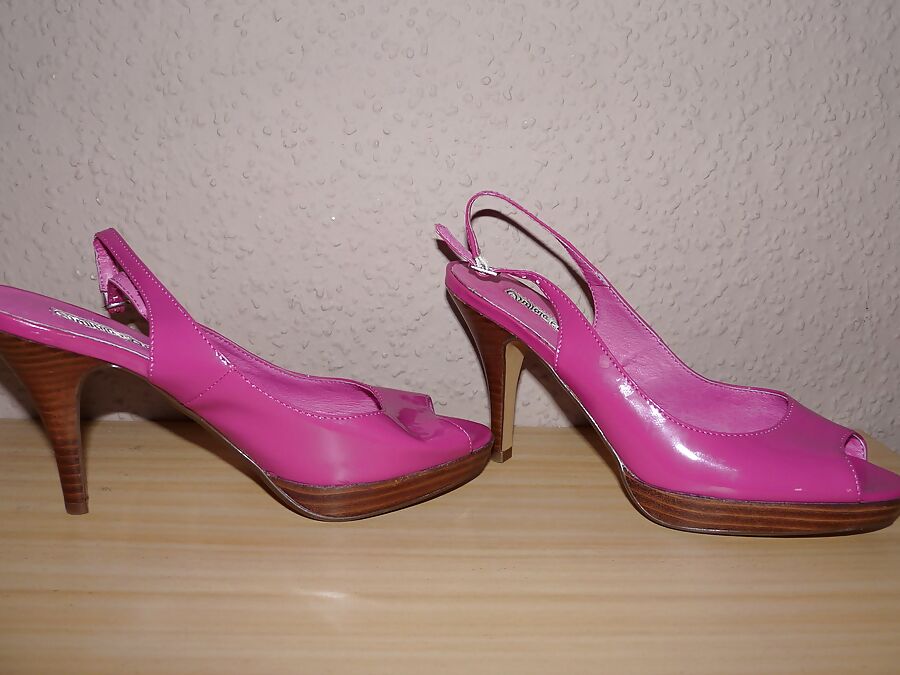 Cum on Heels and Thong of User Wife