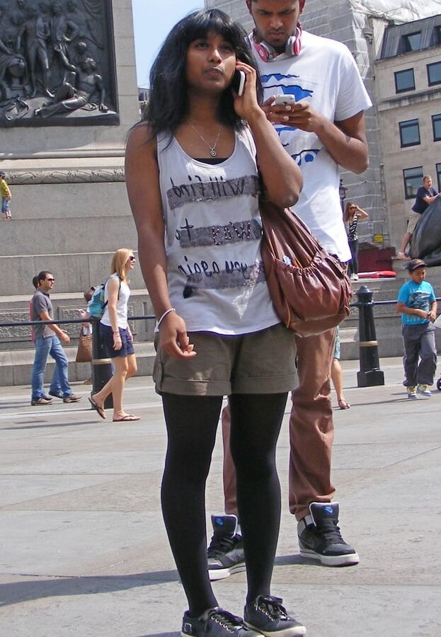 Street Pantyhose - Polish Pantyhose Slut with her Mum