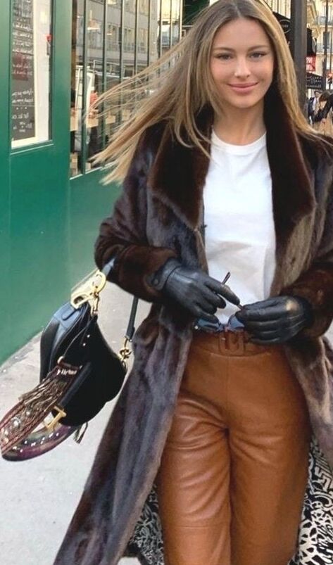 Brown Leather Pants - by Redbull