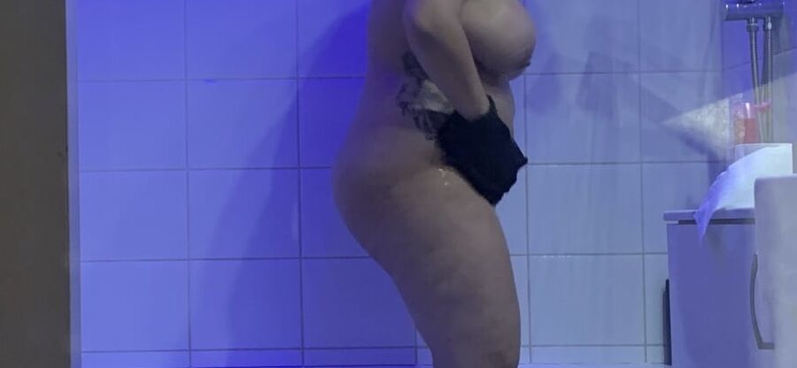 My BBW in the shower