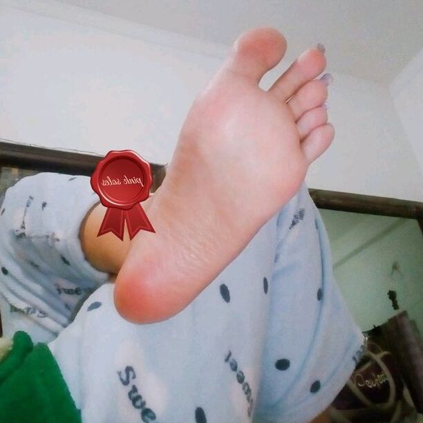 Pink Soles Indian Feet Goddess