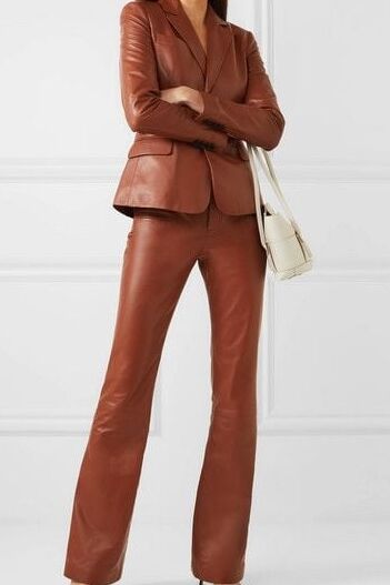 Brown Leather Pants - by Redbull