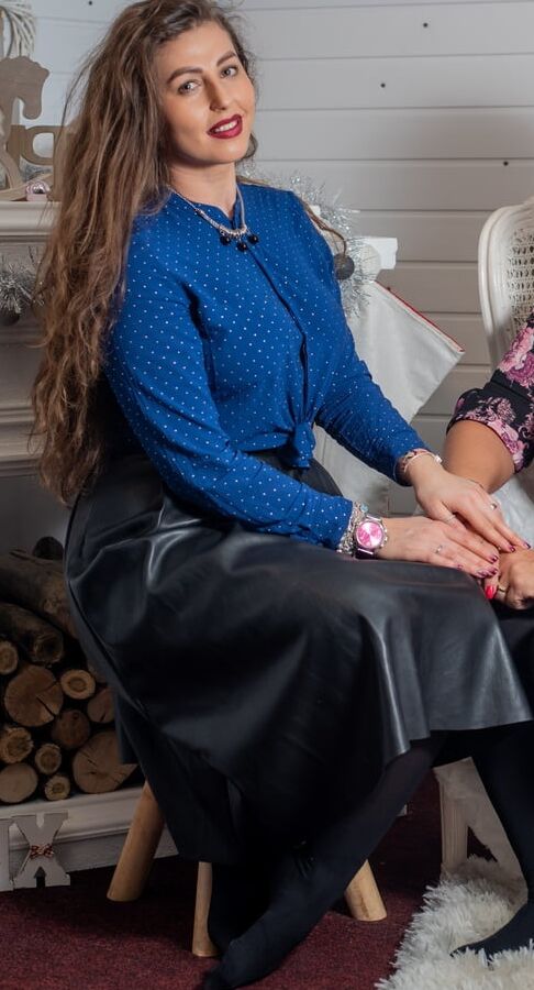 Russian Wives Pose in Pantyhose