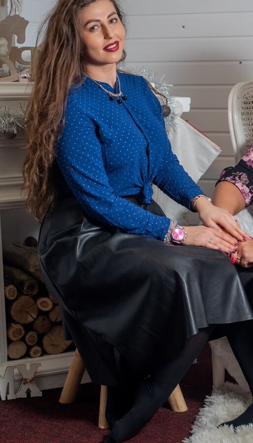 Russian Wives Pose in Pantyhose