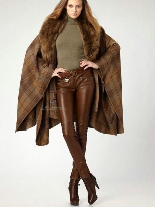 Brown Leather Pants - by Redbull