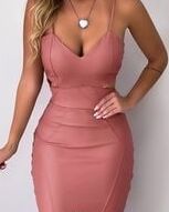 Pink Leather Dress - by Redbull