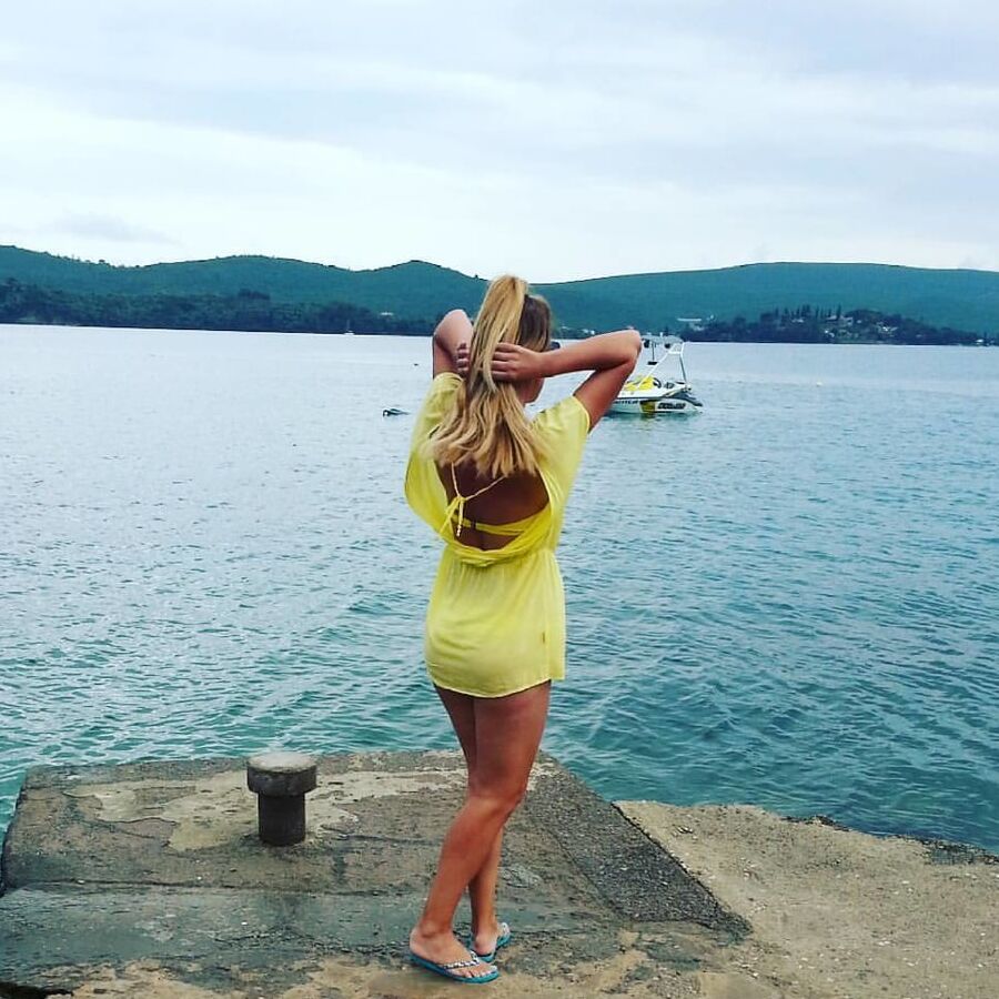 Serbian skinny blonde whore girl Aleksandra Saska Nikolic
