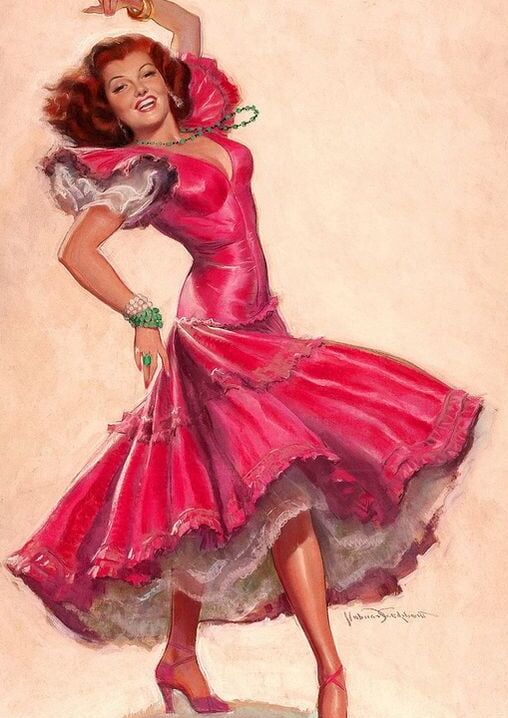 Vintage Ladies Art