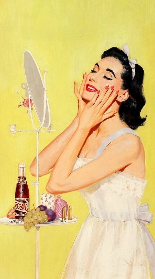 Vintage Ladies Art