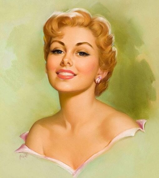 Vintage Ladies Art
