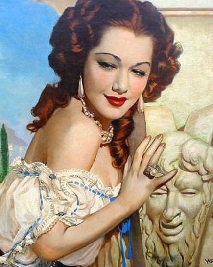 Vintage Ladies Art