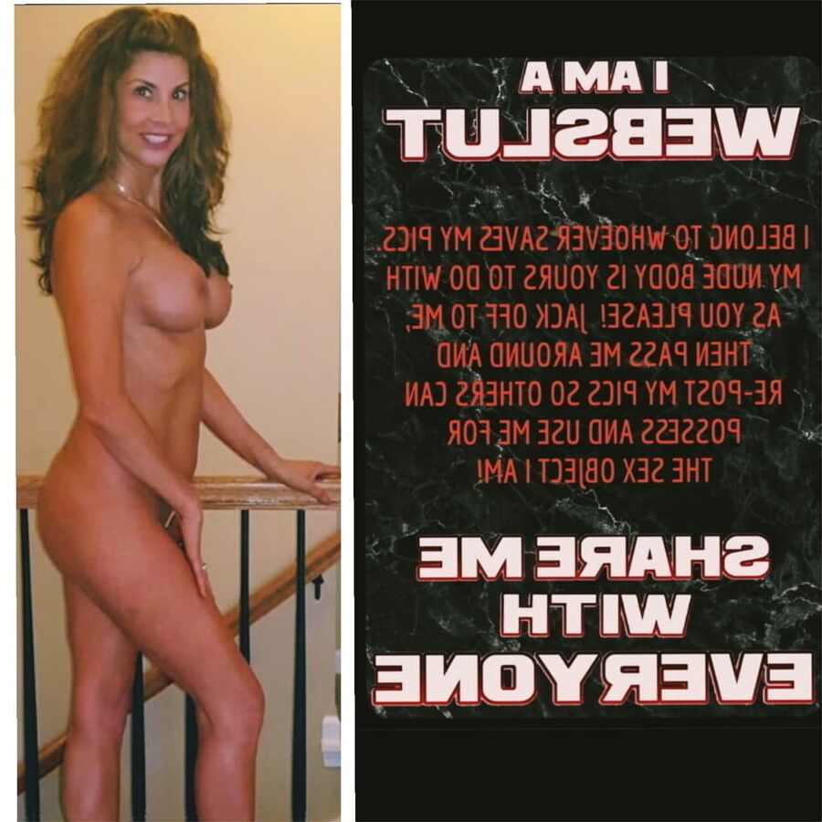 Sexy flirting brunette Milf exposed as webslut