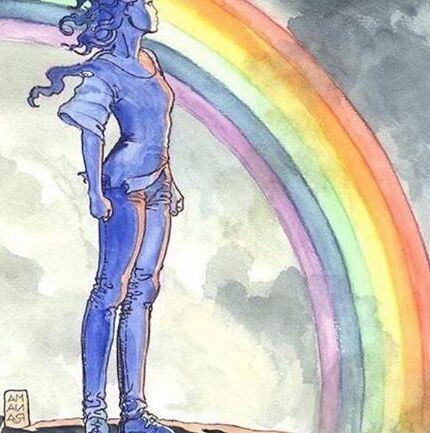 Tribute to women Covid. Milo Manara