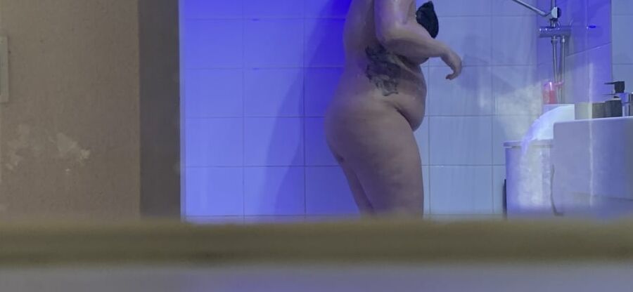 My BBW in the shower