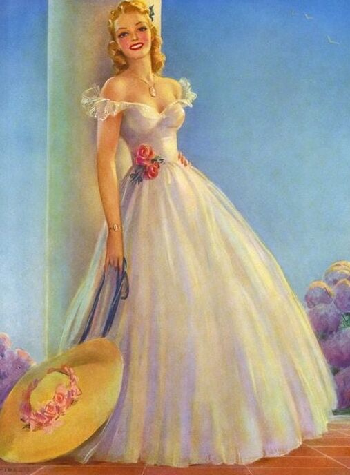 Vintage Ladies Art