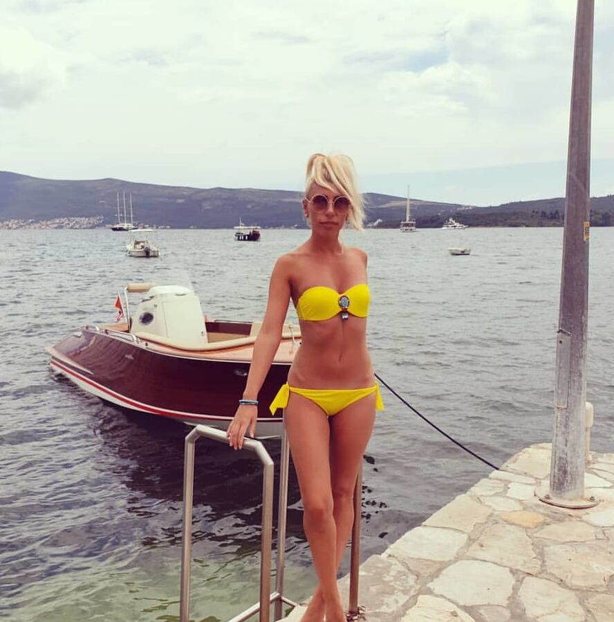 Serbian skinny blonde whore girl Aleksandra Saska Nikolic