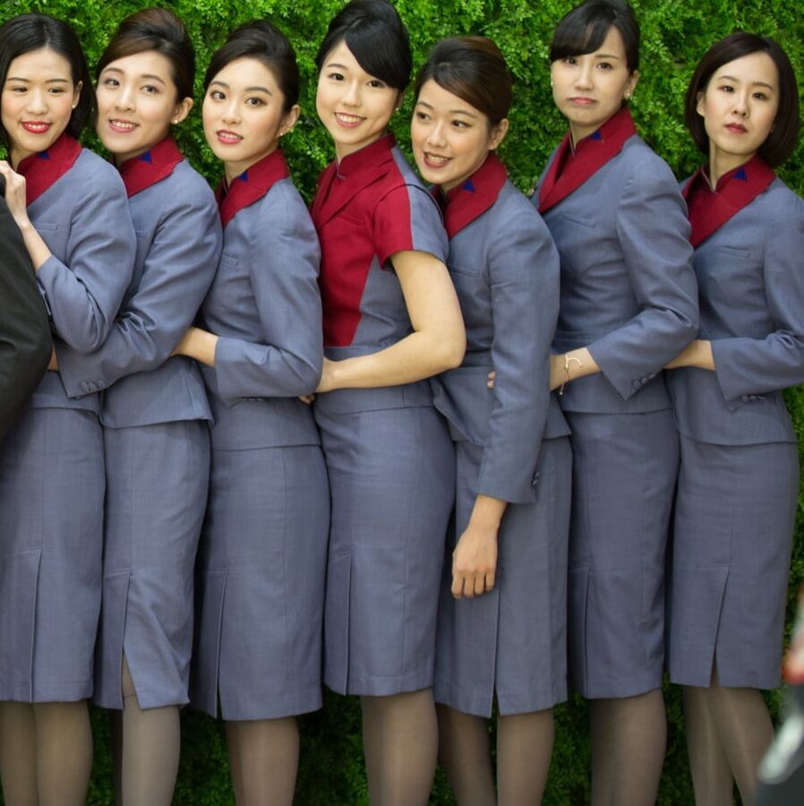 Flight Attendants in Pantyhose - Air China Girls
