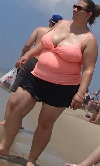 Mature ladies at the beach