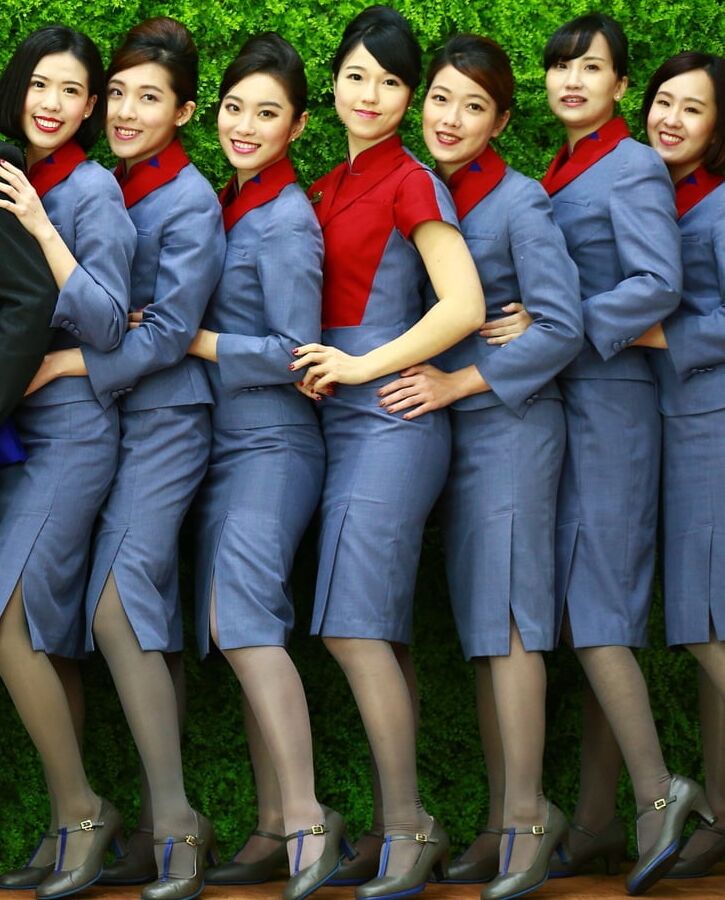 Flight Attendants in Pantyhose - Air China Girls