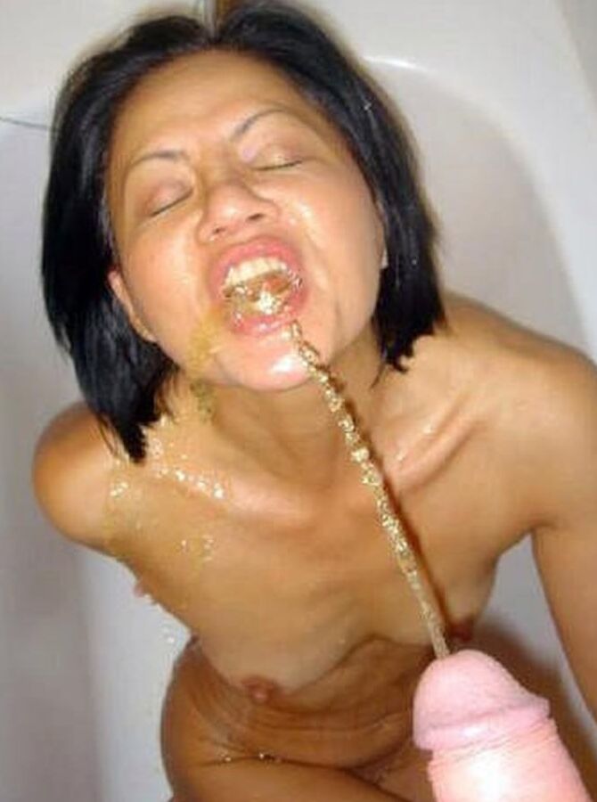 Golden pissing
