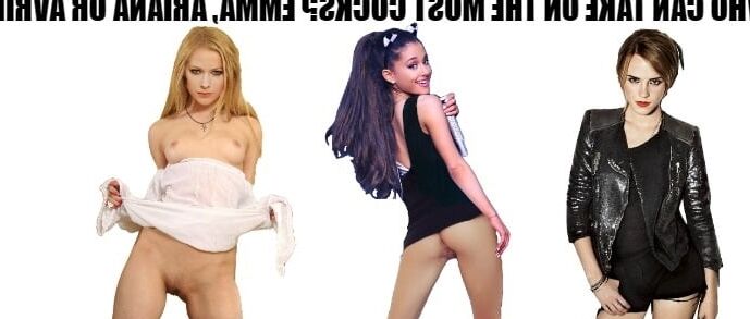 Celebrity gangbang captions (Avril)